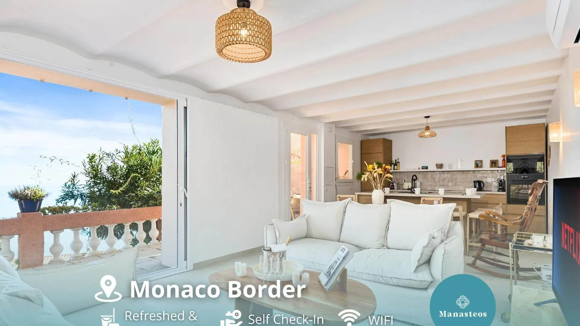 Belle Maison - Vue Sur La Mer - Parking Prive - Cw Roquebrune-Cap-Martin